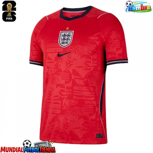 Camiseta Inglaterra Segunda Equipación Replica Mundial 2026 mangas cortas